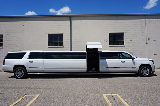 20-passenger Cadillac limousine