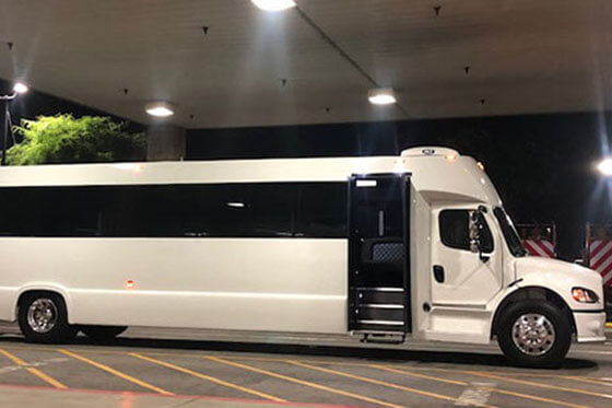 45-passenger limo bus