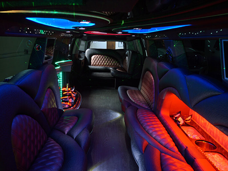 20-passenger limo Escalade Limo