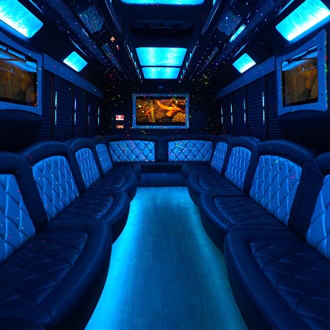 Napa limo party bus